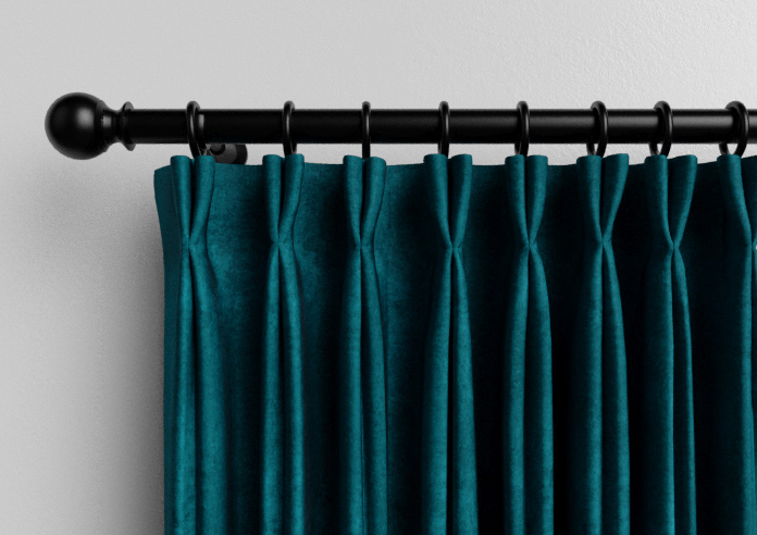 Florence Faux Suede, Ink Blue - Made to Measure Curtains - Image 10